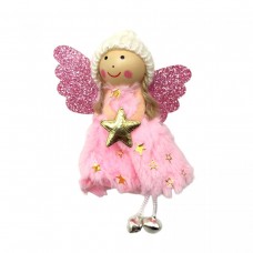 Игрушка елковая Ангелочек (РОЗОВЫЙ)