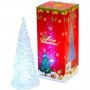Елка 17см прозрачная (LED подсветка) (MiC)