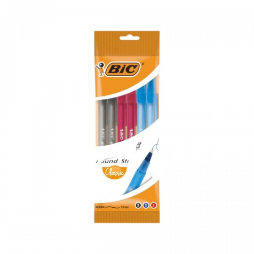 BIC Ручка Round Stic Ass 6 уп. (BIC)