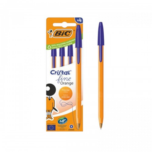 BIC Ручка Оrange Синяя 4 бл. (BIC)