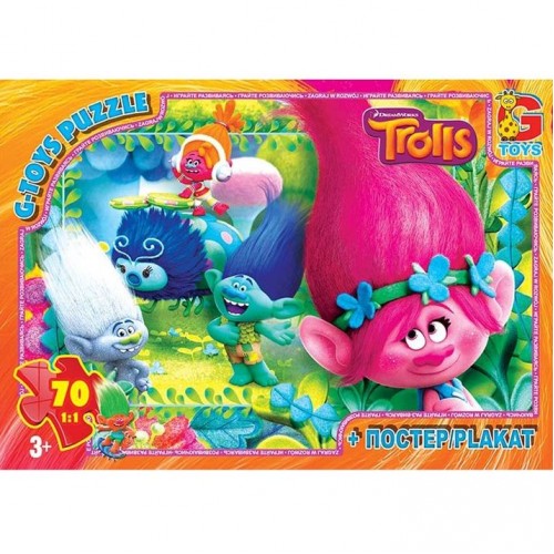 Пазли із серії "Тролі", 70 елементів (Gtoys)