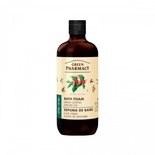 Green Pharmacy пена д/ванн 500мл зеленый кофе и имбирное масло (Green Pharmacy)