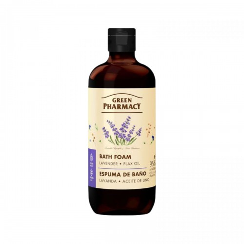 Green Pharmacy пена д/ванн 500мл лаванда и масло льна (Green Pharmacy)