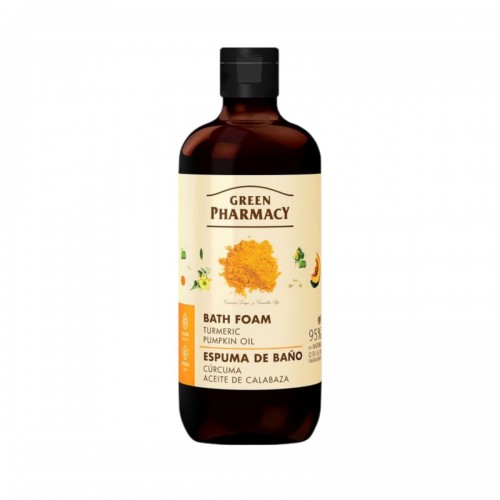 Green Pharmacy пена д/ванн 500мл куркума и тыквенное масло (Green Pharmacy)