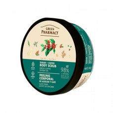 Green Pharmacy скраб д/тіла 200мл цукрово-кавовий Зелена кава та імбирна олія