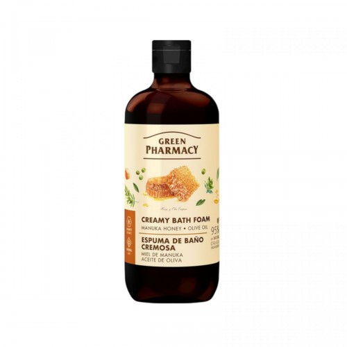 Green Pharmacy крем-пена д/ванн 500мл мед манука и оливковое масло (Green Pharmacy)