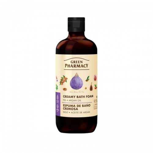 Green Pharmacy крем-пена д/ванн 500мл инжир и аргановое масло (Green Pharmacy)