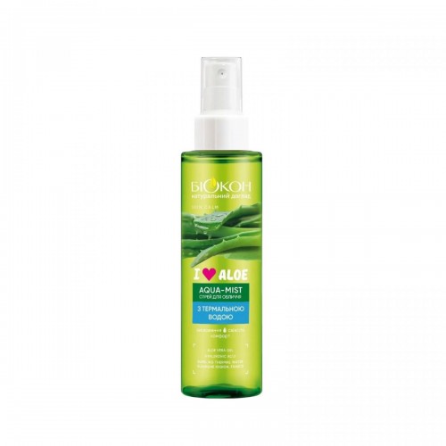 I love aloe Спрей для лица 110мл AQUA-MIST с термальной водой (Біокон)