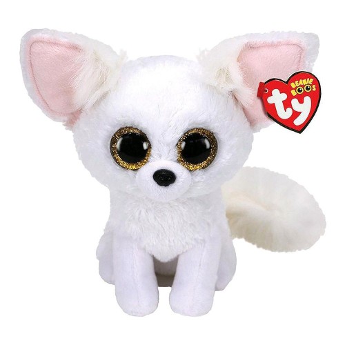 Детская мягкая игрушка TY Beanie Boo's. Белая лиса FENNEC 15см (TY)