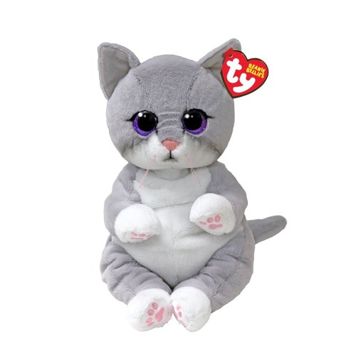 Детская игрушка мягконабивная TY BEANIE BELLIES 25 см 43203 Серый котенок MORGAN (TY)