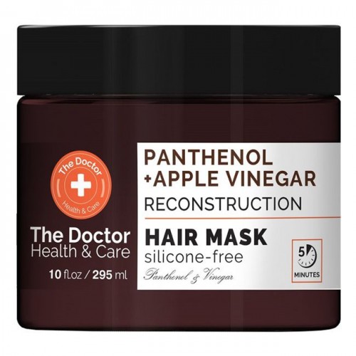Маска для волос "The Doctor Health & Care" с яблочным уксусом и пантенолом реконструирующая 295 мл (The Doctor Health & Care)