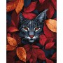 Картина по номерам "Осенняя рысь" 40x50 см (Ідейка)