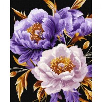 Картина по номерам с красками металлик 