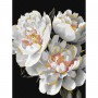 Картина за номерами з фарбами металік "Білосніжні бутони" 30х40см (Ідейка)
