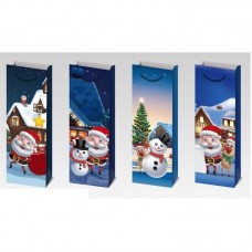 Пакет подарунковий (12х10х35 см) МІКС ВИДІВ