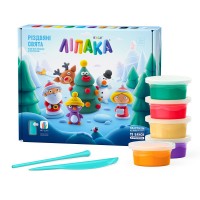 Меганабір самотвердільного пластиліну ЛИПАКА – РІЗДВЯНІ СВЯТА Меганабір самотвердільного пластиліну ЛИПАКА – РІЗДВЯНІ СВЯТА