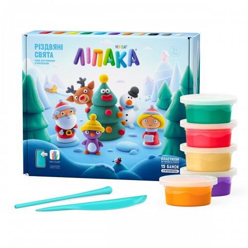 Меганабор самозатвердевающего пластилина ЛИПАКА – РОЖДЕСТВЕНСКИЕ ПРАЗДНИКИ (Lipaka) Меганабор самозатвердевающего пластилина ЛИПАКА – РОЖДЕСТВЕНСКИЕ ПРАЗДНИКИ (Lipaka)
