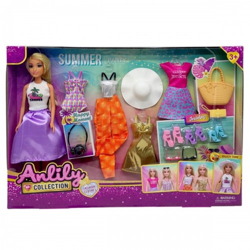 Лялька з гардеробом, в коробці (MiC) Лялька з гардеробом, в коробці (MiC)