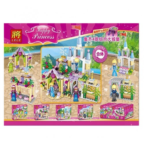 Конструктор "Happy Princess", 73 дет (микс видов) (LELE) Конструктор "Happy Princess", 73 дет (микс видов) (LELE)