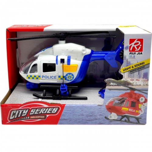 Вертолет инерционный, озвученный, со светом (RUI JIA) Вертолет инерционный, озвученный, со светом (RUI JIA)