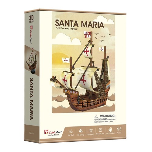 Трехмерная головоломка-конструктор Санта Мария (Cubic Fun) Трехмерная головоломка-конструктор Санта Мария (Cubic Fun)