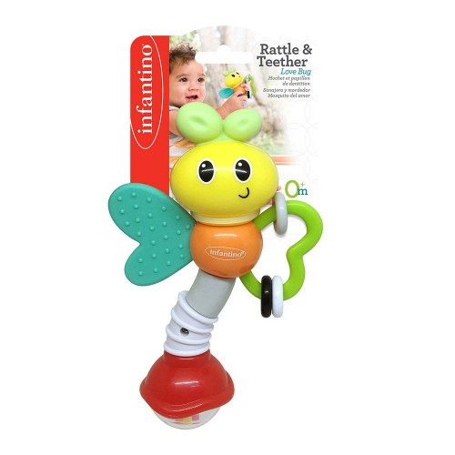 Погремушка с прорезывателем Мисс Баг (Infantino) Погремушка с прорезывателем Мисс Баг (Infantino)