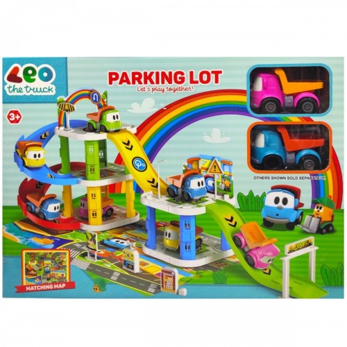 Паркінг з вантажівками (коробка 37,5x28x7 см) (MiC) Паркінг з вантажівками (коробка 37,5x28x7 см) (MiC)