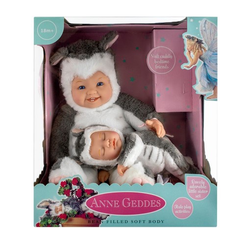 Anne Geddes Набор кукол Маленькие сестры Котята, 38 см и 23см (Anne Geddes)