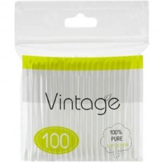 Vintage ватні палички 100шт поліетилен NEW