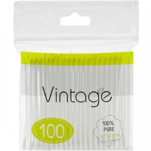 Vintage ватные палочки 100шт полиэтилен NEW (Vintage) Vintage ватные палочки 100шт полиэтилен NEW (Vintage)