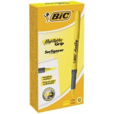 BIC Текстовиділювач Гріп жовтий 1шт. БК