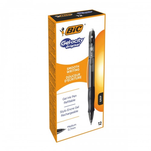 BIC Ручка Джелосіті Орідж Чорна 1шт (BIC) BIC Ручка Джелосіті Орідж Чорна 1шт (BIC)