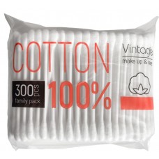 Vintage ватні палички 300шт поліетилен NEW