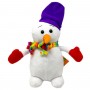 Мягкая игрушка "Снеговик" 24 см (фиолетовая шапочка) (Копиця) Мягкая игрушка "Снеговик" 24 см (фиолетовая шапочка) (Копиця)