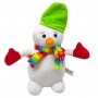 Мягкая игрушка "Снеговик" 24 см (салатовая шапочка) (Копиця) Мягкая игрушка "Снеговик" 24 см (салатовая шапочка) (Копиця)