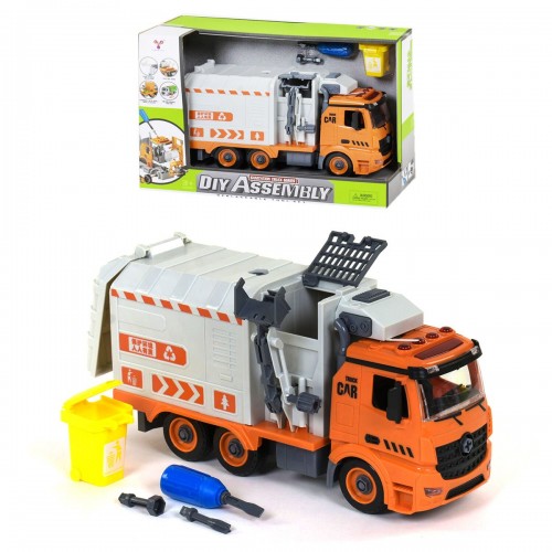 Машина-конструктор "Мусоровоз" инерционная (YIWAN TOYS) Машина-конструктор "Мусоровоз" инерционная (YIWAN TOYS)