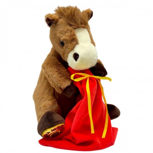 М'яка іграшка "Коник з мішком", 27 см (Копиця) М'яка іграшка "Коник з мішком", 27 см (Копиця)