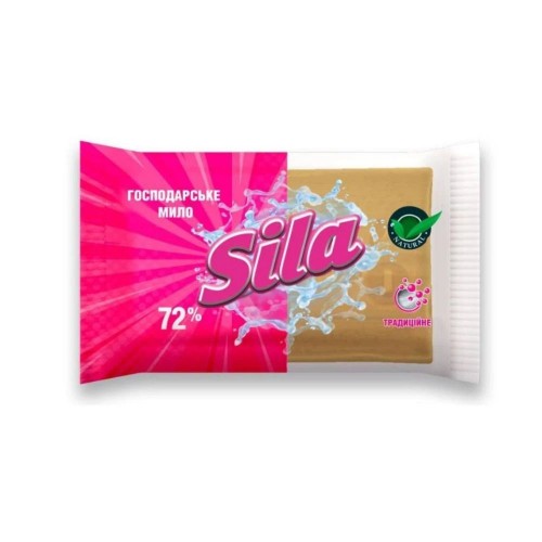 Sila Хозяйственное мыло 72% Коричневое, 140 г (SILA) Sila Хозяйственное мыло 72% Коричневое, 140 г (SILA)