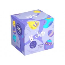 Softa Chisto Easter серветки косметичні сухі 2-х шарові. 100шт