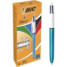Шариковая ручка BIC 4 Colours Shine Blue