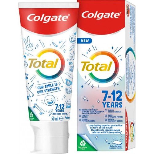 Colgate зубная паста 50мл Total kids 7-12 лет (Colgate) Colgate зубная паста 50мл Total kids 7-12 лет (Colgate)