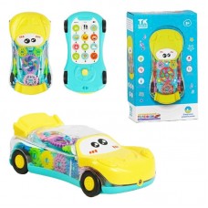 Іграшка “Автомобільний телефон”, світло, звуки, пісні, вірші, мелодії, шестерні (укр)