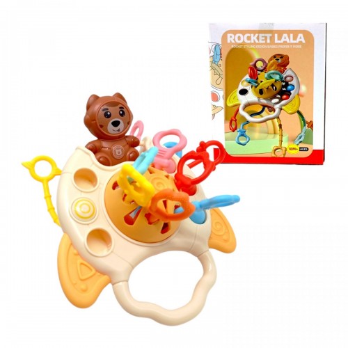 Погремушка пальчиковые игры, поп ит, резиновые прорезыватели, подвижные элементы, ручка для держания, в коробке (MiC) Погремушка пальчиковые игры, поп ит, резиновые прорезыватели, подвижные элементы, ручка для держания, в коробке (MiC)