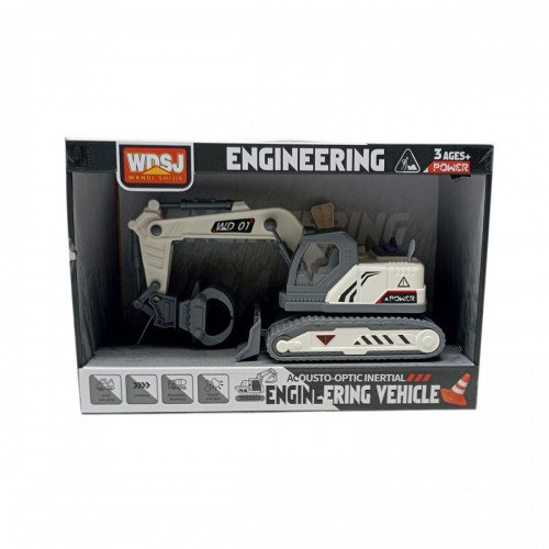 Спецтехника подсветки, звуки, на батарейках, механический манипулятор с захватом, вращающаяся платформа, в коробке (WDSJ) Спецтехника подсветки, звуки, на батарейках, механический манипулятор с захватом, вращающаяся платформа, в коробке (WDSJ)