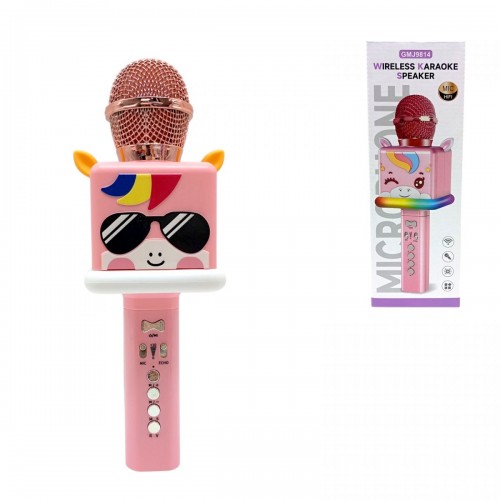 Микрофон ЕДИНОРОЖКА (РОЗОВАЯ) В ОЧКАХ (MiC) Микрофон ЕДИНОРОЖКА (РОЗОВАЯ) В ОЧКАХ (MiC)