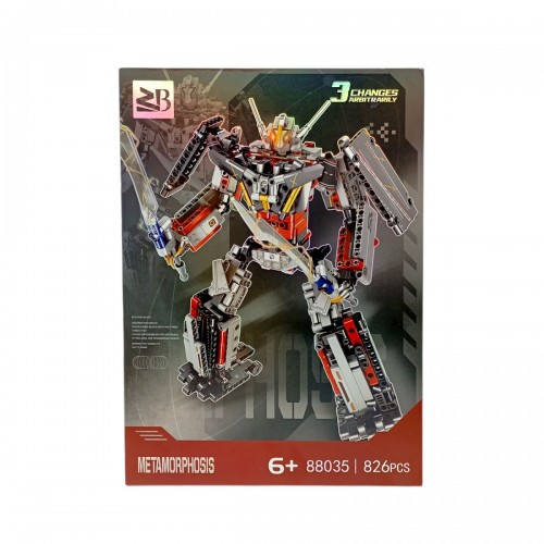 Конструктор 826 элементов, 3 варианта сбора: робот/корабль/динозавр, в коробке (MiC) Конструктор 826 элементов, 3 варианта сбора: робот/корабль/динозавр, в коробке (MiC)