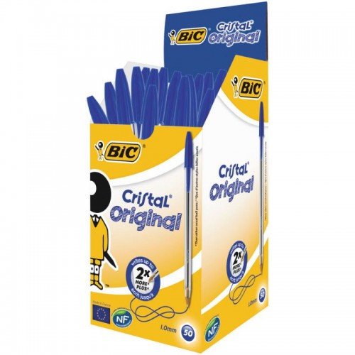 Ручка кулькова BIC Cristal, 50 уп. (BIC)
