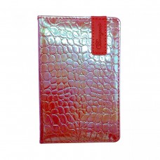 Блокнот,Кожзам,А6, 80аркушів (ЧЕРВОНИЙ ГРАДІЄНТ)