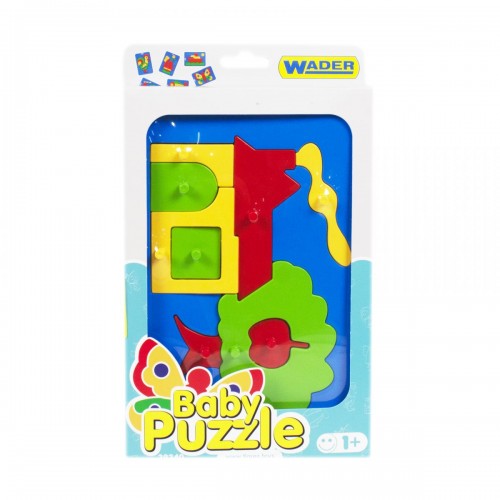 Развивающая игрушка "Baby puzzles: Дом" (Wader) Развивающая игрушка "Baby puzzles: Дом" (Wader)