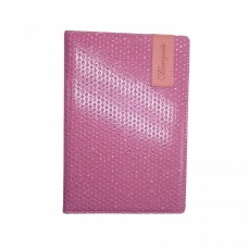 Блокнот Кожзам,А5, 80аркушів, клітинка (РОЖЕВИЙ)